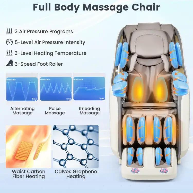 Massage Chair | 3D SL Track | Heating | Waist Airbags