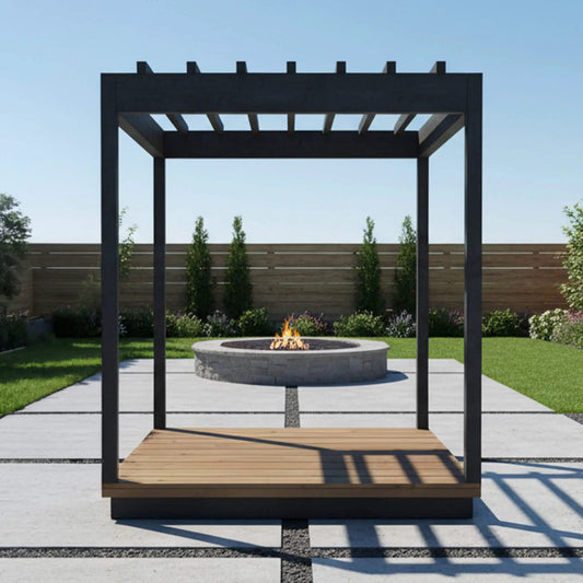 ThermaSol Nordic Misty Wood Pergola | Wood | Sauna | Outdoor Living