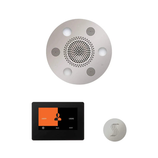 ThermaSol ThermaTouch 7-Inch Wellness Round Steam Control Package | 7 Inch | Steam Shower | Bathroom