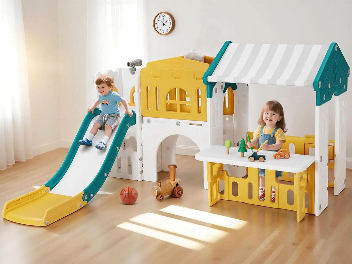 Nine In One Toddler Sliding Playground OutdoorPlayset from PriceLows™