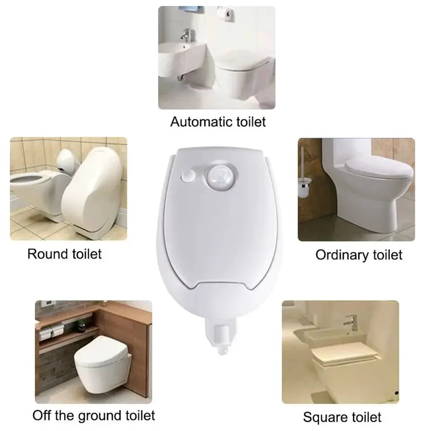 LED Smart PIR Motion Sensor Toilet Seat Night Light 7 Colors Waterproof Backlight For Toilet Bowl Luminaria Lamp WC Toilet Light from PriceLows™