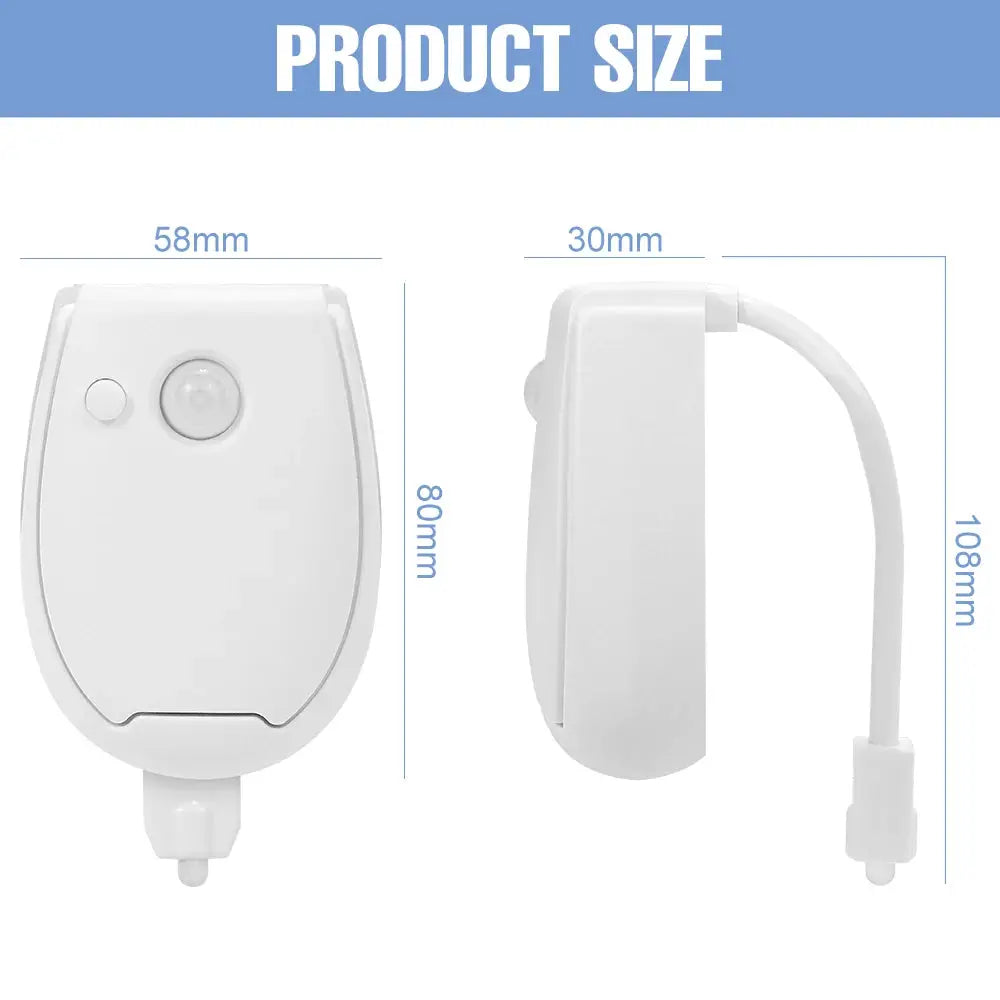 Toilet Night Light | RGB LED | PIR Motion Sensor | Waterproof ABS Body from PriceLows™