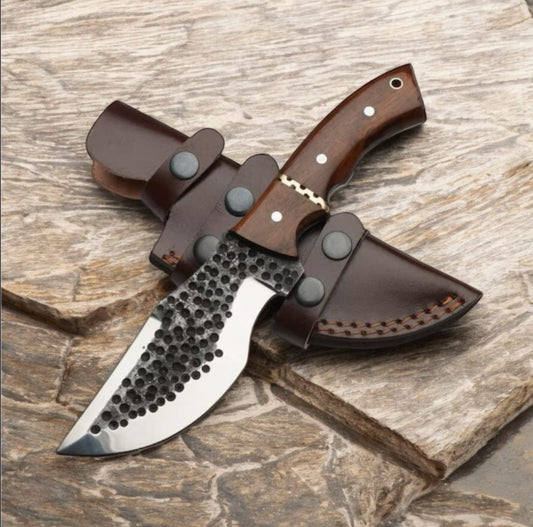 Tom Brown Tracker - D2 Steel Blade with Rosewood & Brass Handle, 10" Overall Length | 10 Inch | Rosewood | tracker knife