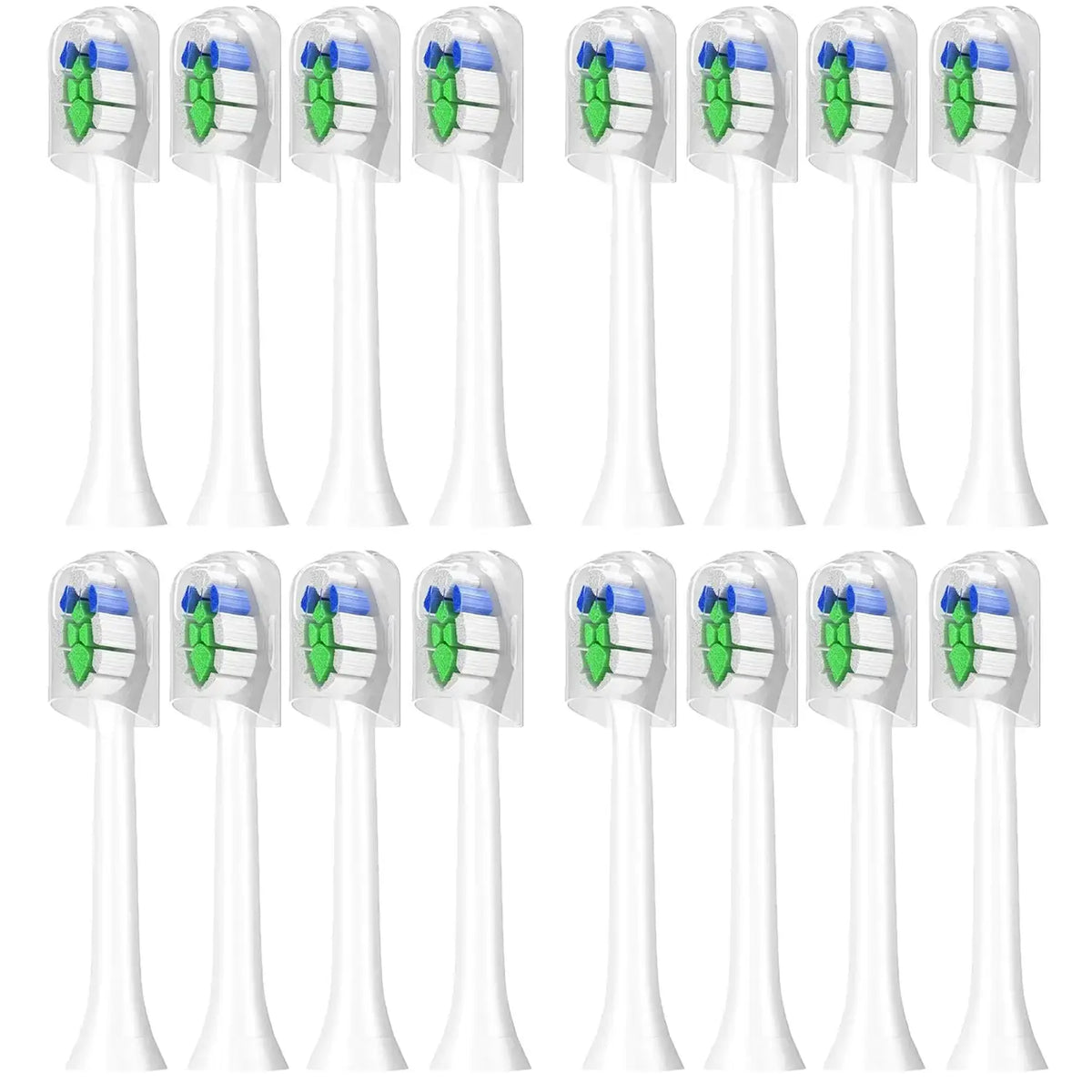4/8/12/16 Pcs Replacement Toothbrush Heads Compatible with Philips Sonicare Electric Toothbrush Refills for 1100 2100 4100 5100 from PriceLows™