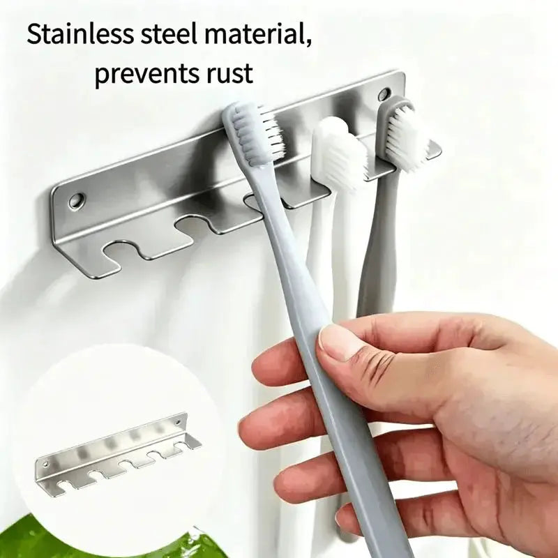 Toothbrush Holder | 5 Slot Wall Mount | PriceLows™