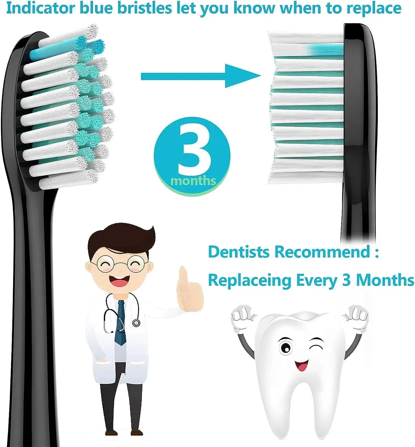 Toothbrush Replacement Heads | HX3 HX6 HX9 | PriceLows™