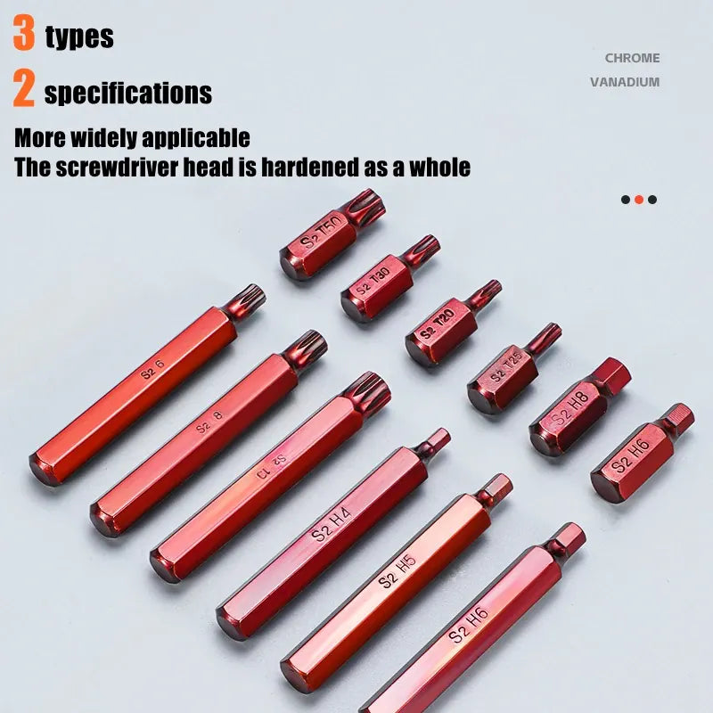 40pcs Torx Star Spline Hex Socket Bit Set Tool Kit Precision Screwdriver Bit Garage Equipment Auto Professional Repair Tools from PriceLows™
