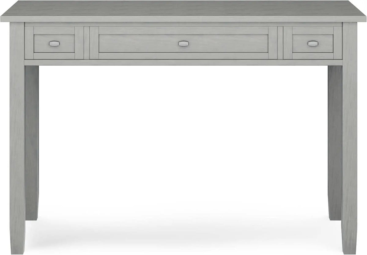 Transitional Solid Wood Writing Desk with Key Features from PriceLows™