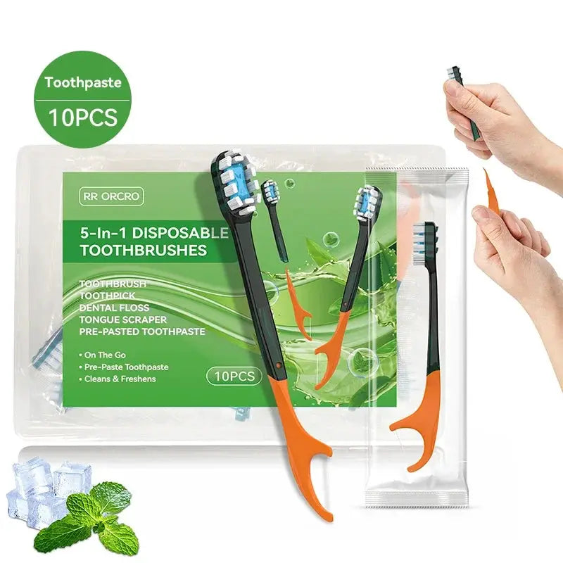 Travel Toothbrush | Disposable Bead Head | PriceLows™