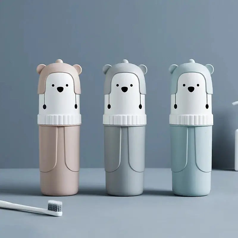 Travel Toothbrush Holder | Cartoon Bear | PriceLows™