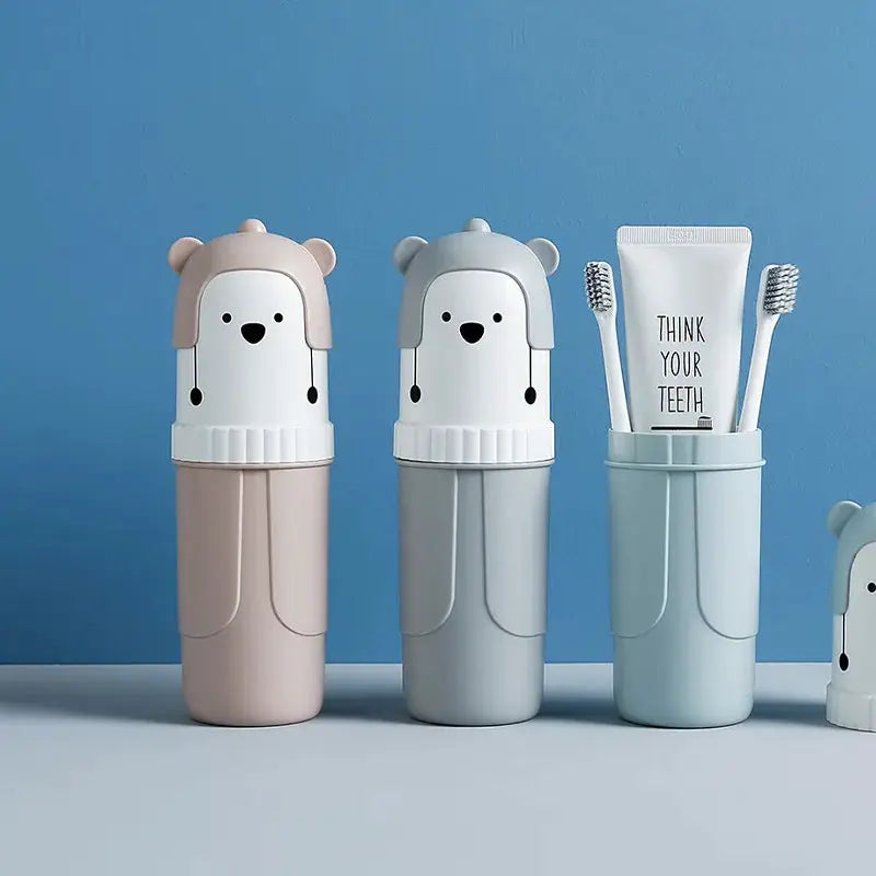 Travel Toothbrush Holder | Cartoon Bear | PriceLows™