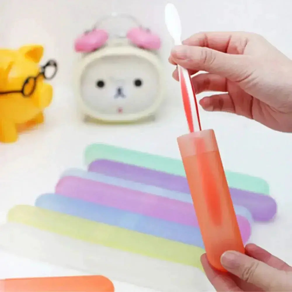 Travel Toothbrush Holder | Portable Plastic | PriceLows™