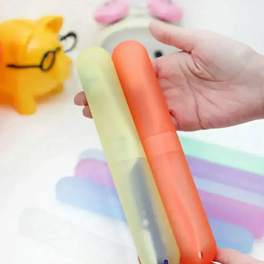 Travel Toothbrush Holder | Portable Plastic | PriceLows™