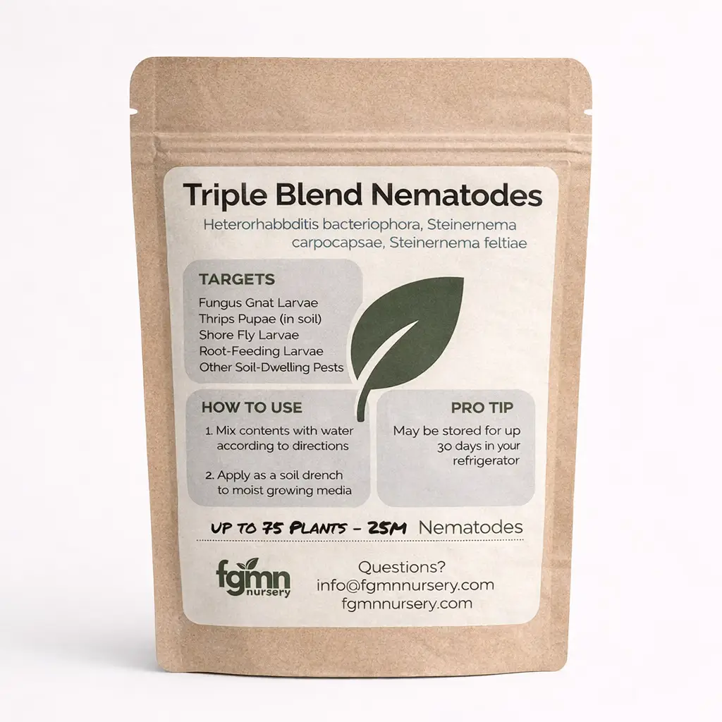 Triple Blend Nematodes for Broad-Spectrum Soil Pest Control from PriceLows™