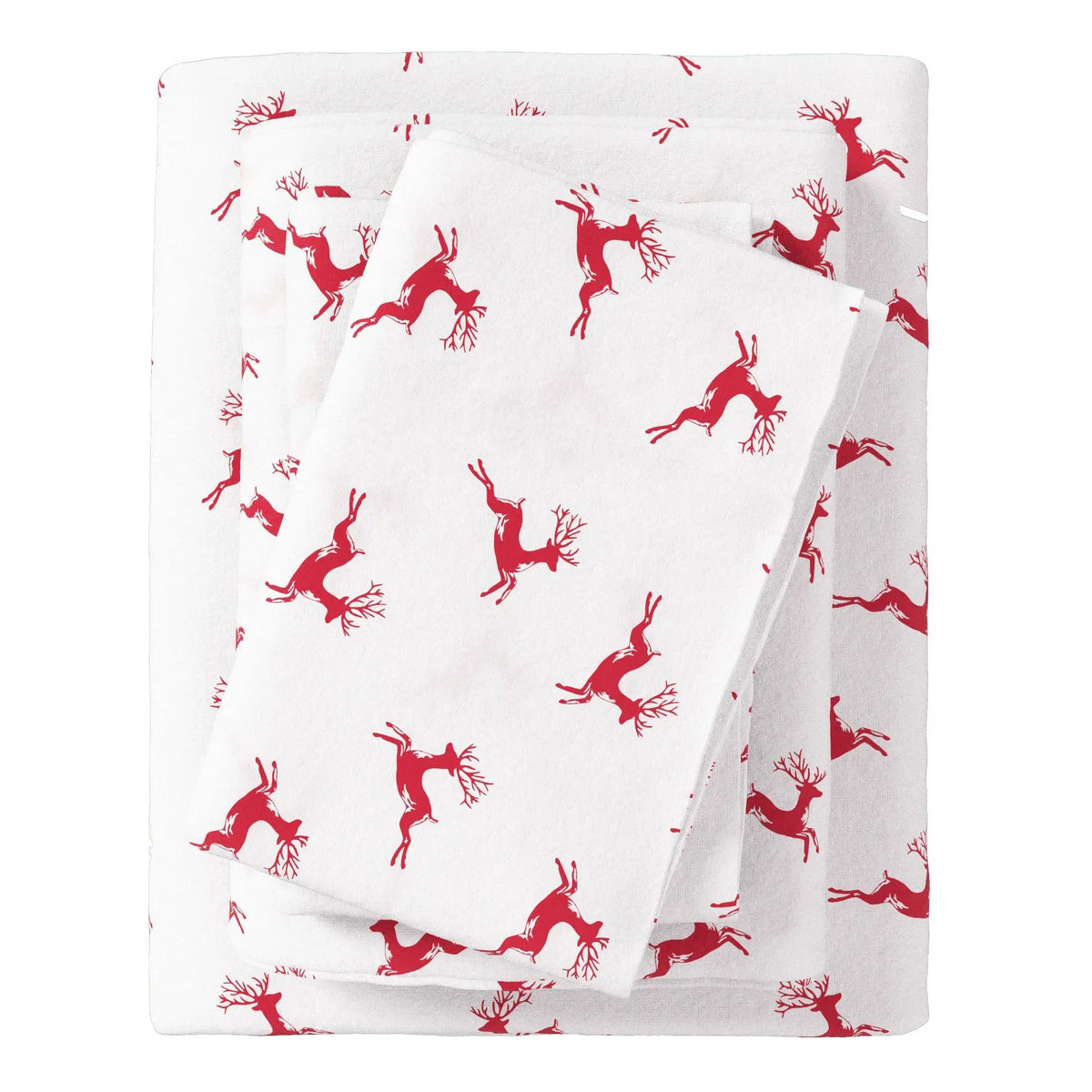 Turkish Cotton Christmas Flannel Sheet Set - Whittaker Collection from PriceLows™