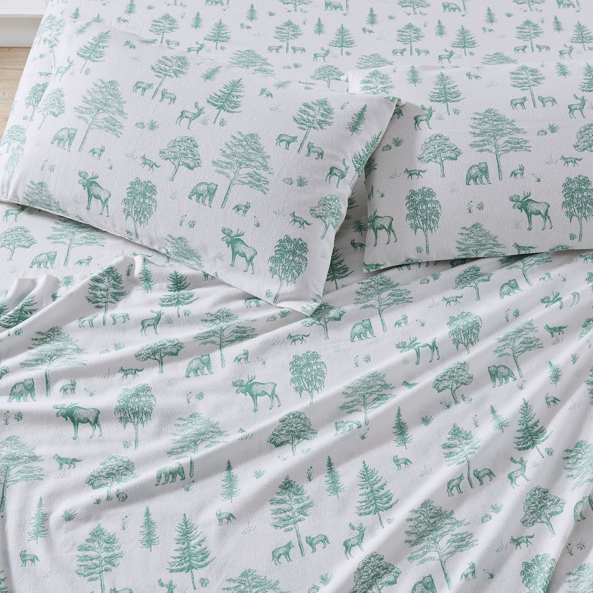 Turkish Cotton Flannel Sheet - Stratton Collection from PriceLows™