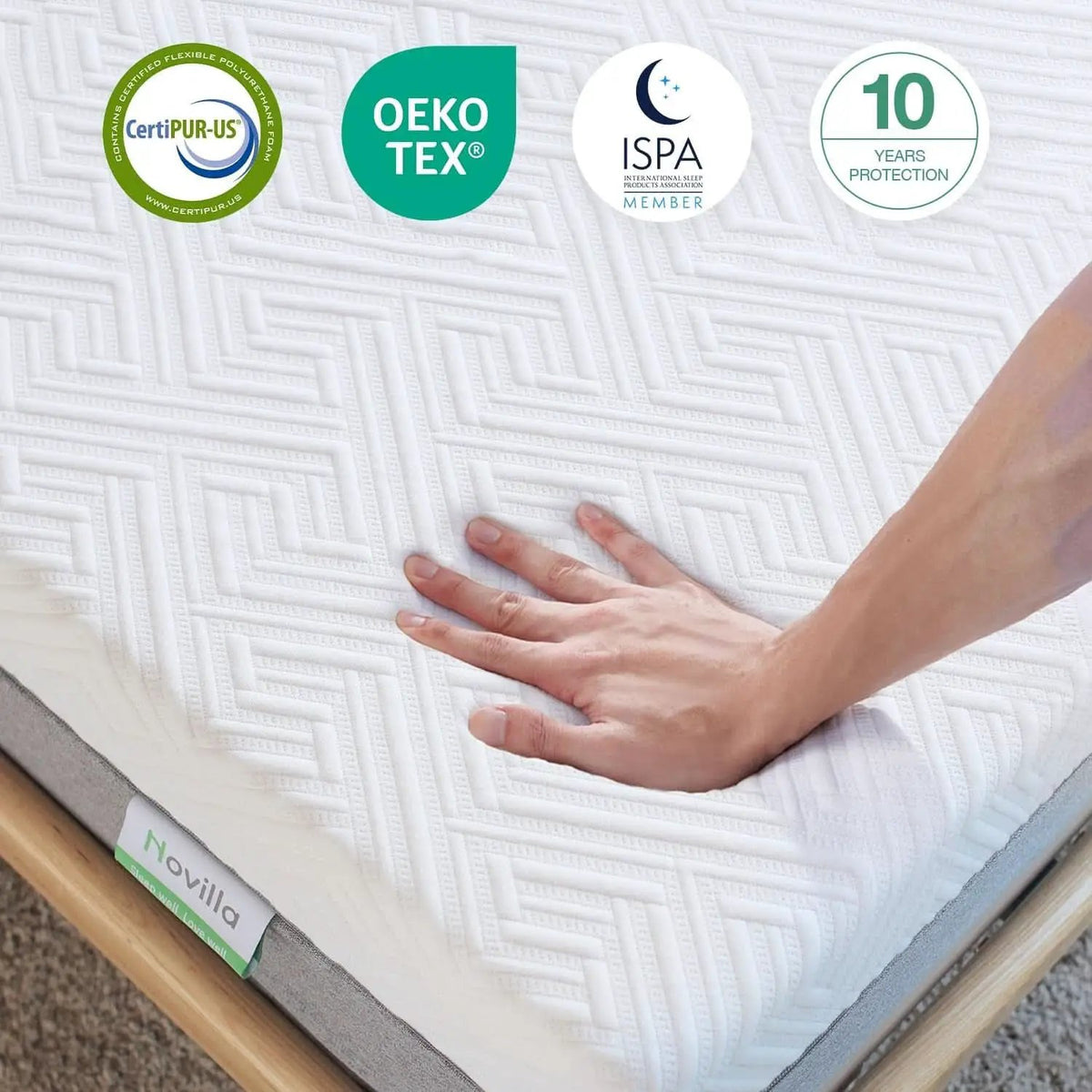Twin Gel Memory Foam Mattress For Plush Sleep Comfort from PriceLows™