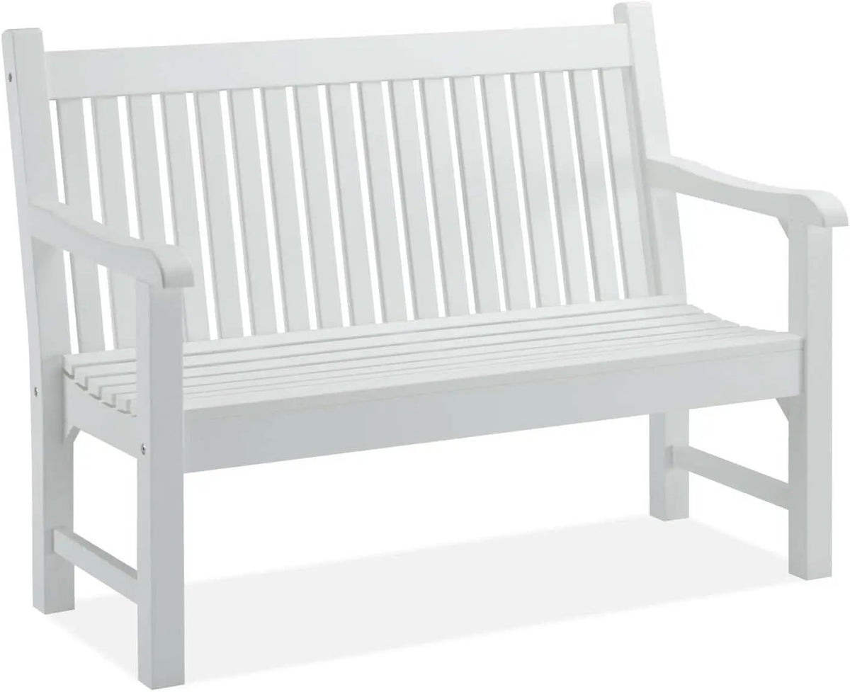 Two Person Weatherproof Poly Lumber Outdoor Bench Seating from PriceLows™