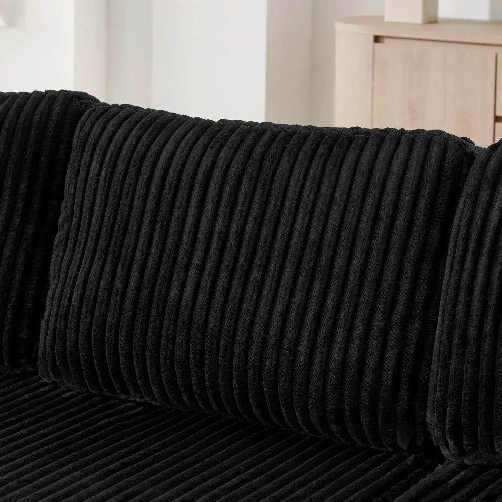 U Shape Modular Sectional Sofa | Corduroy | Sleeper Sofa | Width 2000-2400mm from PriceLows™