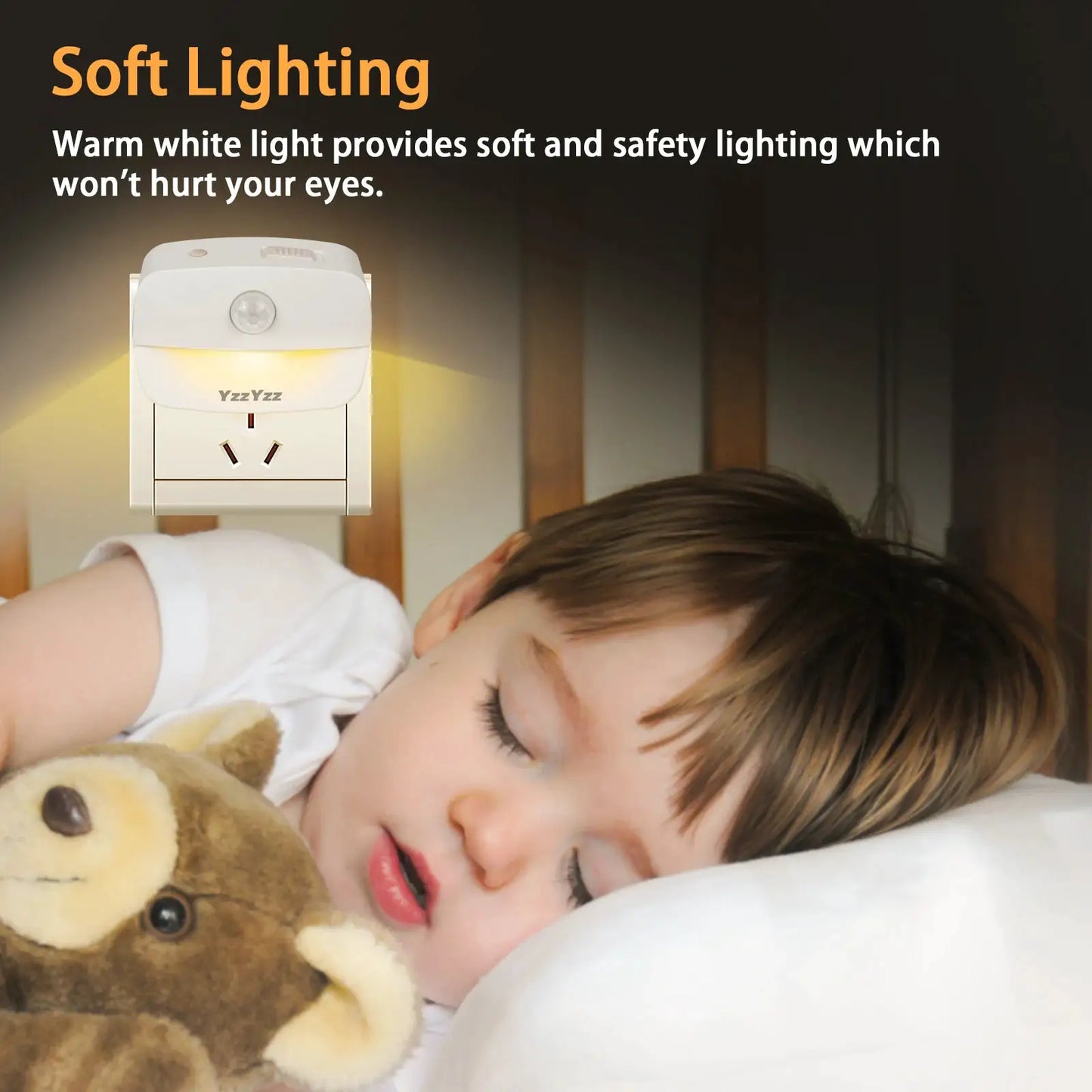 LED Night Light | PIR Motion Sensor | US EU Plug 110V 240V | No Variants from PriceLows™