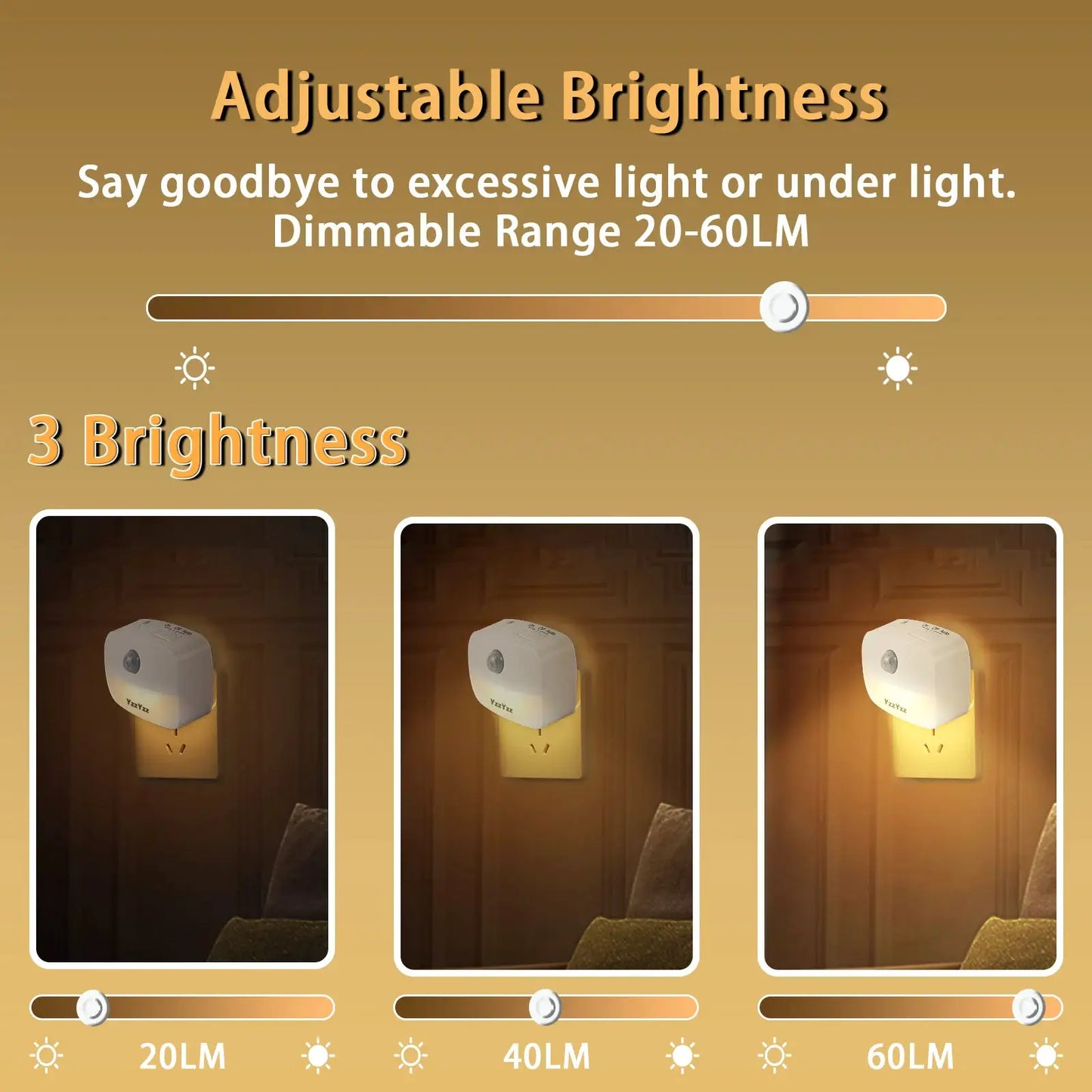 LED Night Light | PIR Motion Sensor | US EU Plug 110V 240V | No Variants from PriceLows™