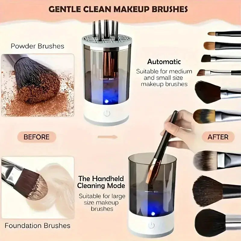 USB Makeup Brush Cleaner | Battery Free | PriceLows™