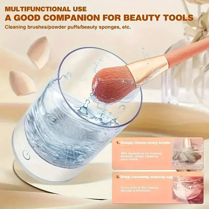 USB Makeup Brush Cleaner | Battery Free | PriceLows™