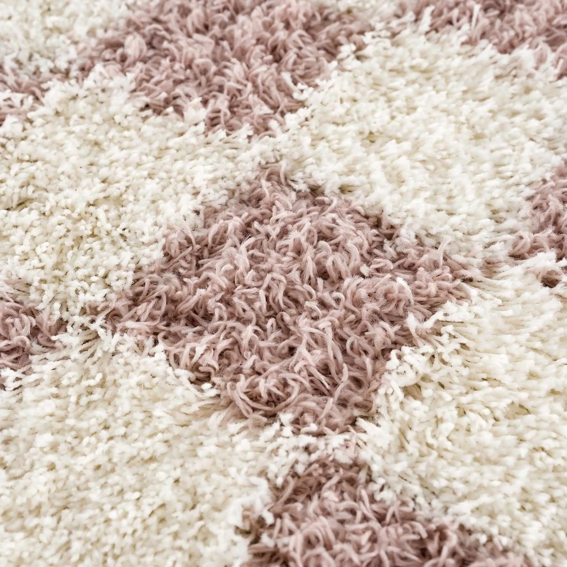 Atira Pink Checkered Area Rug from PriceLows™