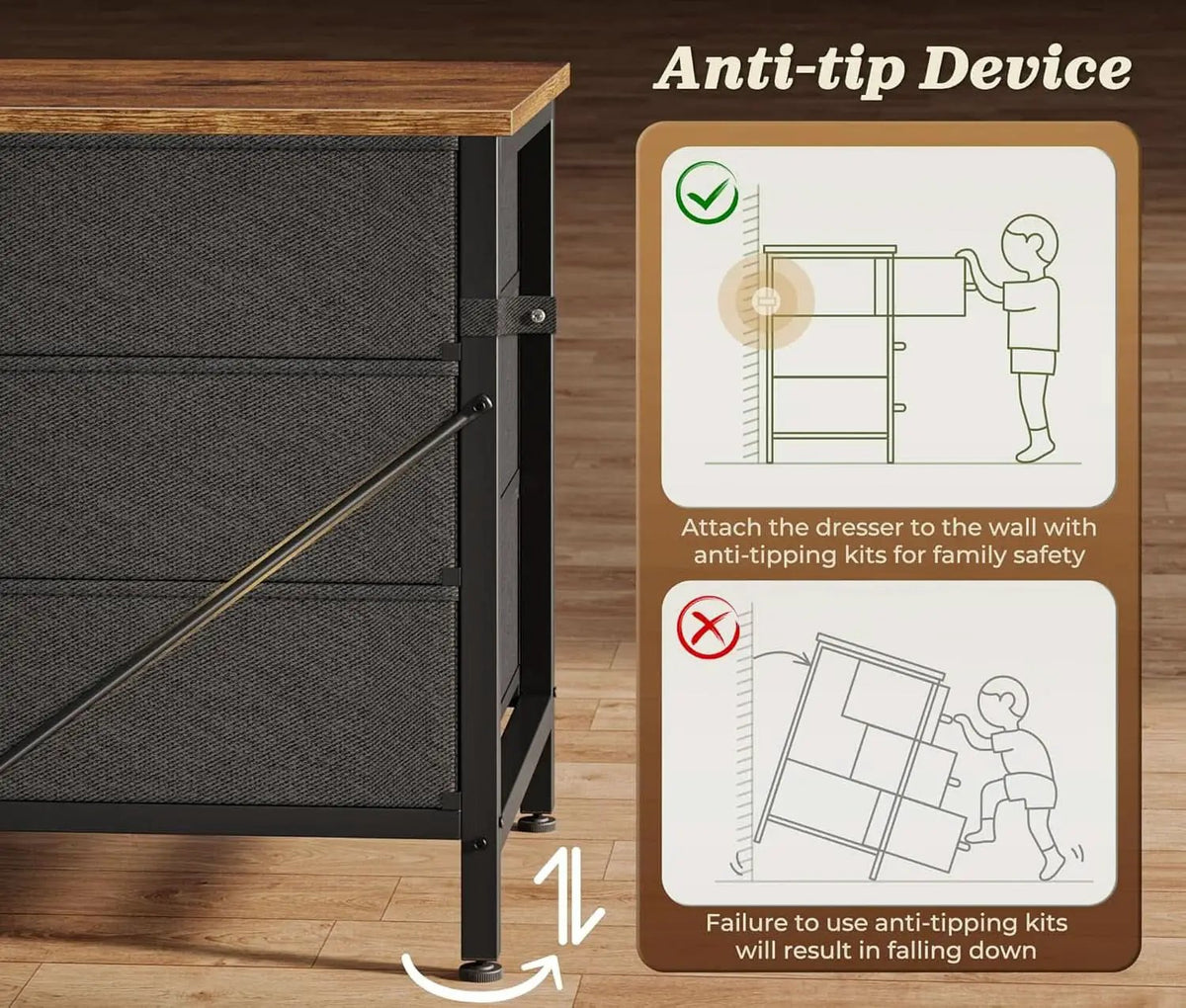 Ultralong 78Inch Dresser With Fifteen Storage Drawers from PriceLows™