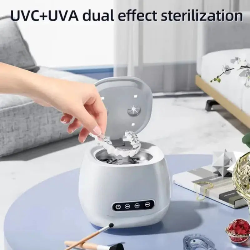 Ultrasonic Denture Cleaner | 48kHz UV Sanitizer | PriceLows™