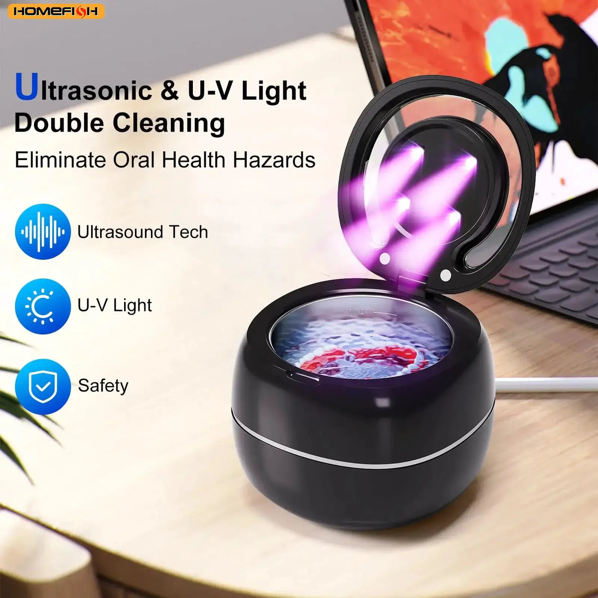 Ultrasonic Retainer Cleaner | 30W 42KHz | PriceLows™