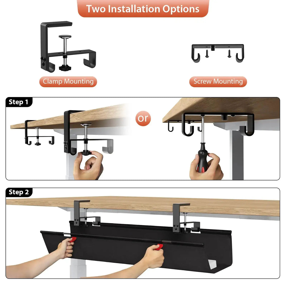 Under Desk Cable Tray | 36 Inch | PriceLows™