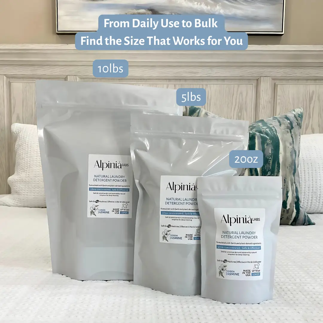 Enzyme Laundry Detergent Powder – 5x Concentrated, Microplastic-Free Clean from PriceLows™