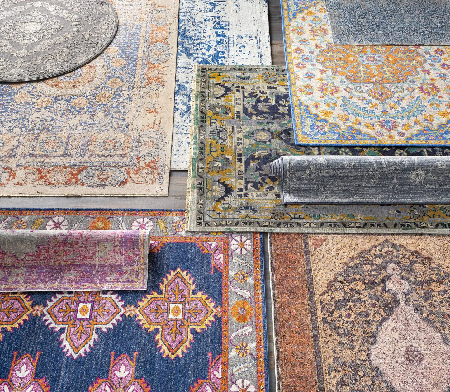 Rachel Navy Area Rug from PriceLows™