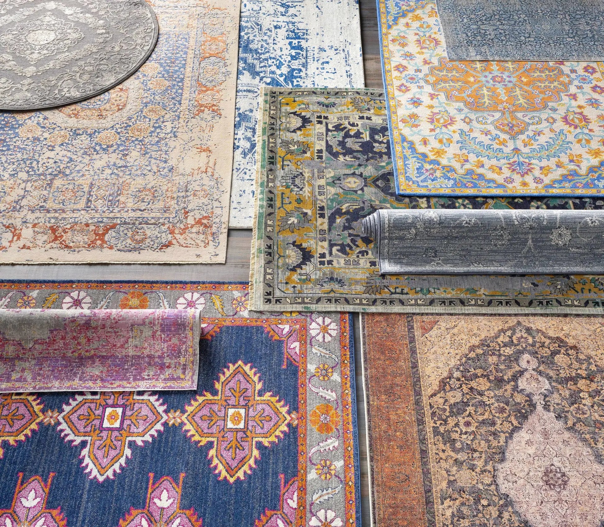 Rachel Navy Area Rug from PriceLows™
