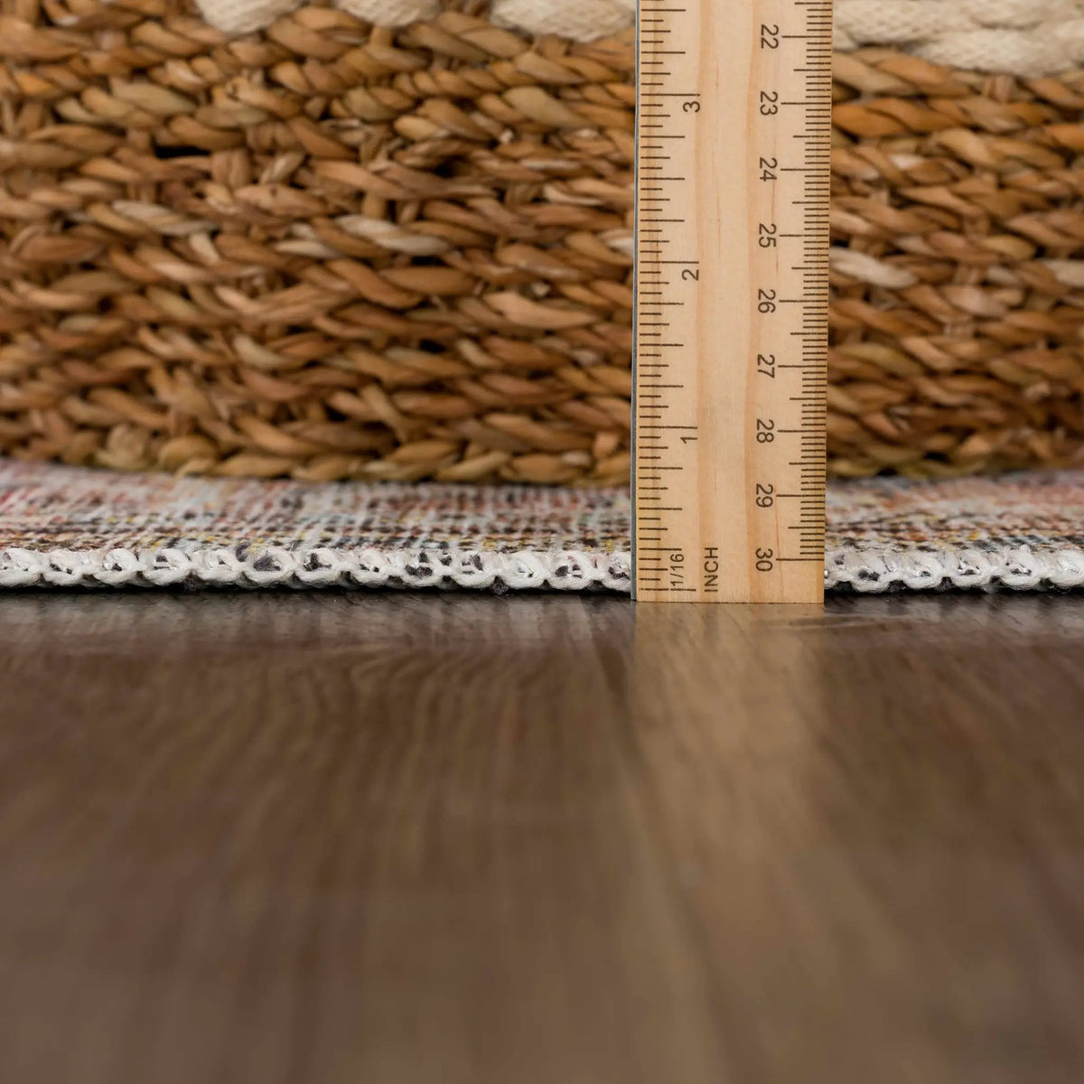 Urpi Rose & Brown Washable Area Rug from PriceLows™
