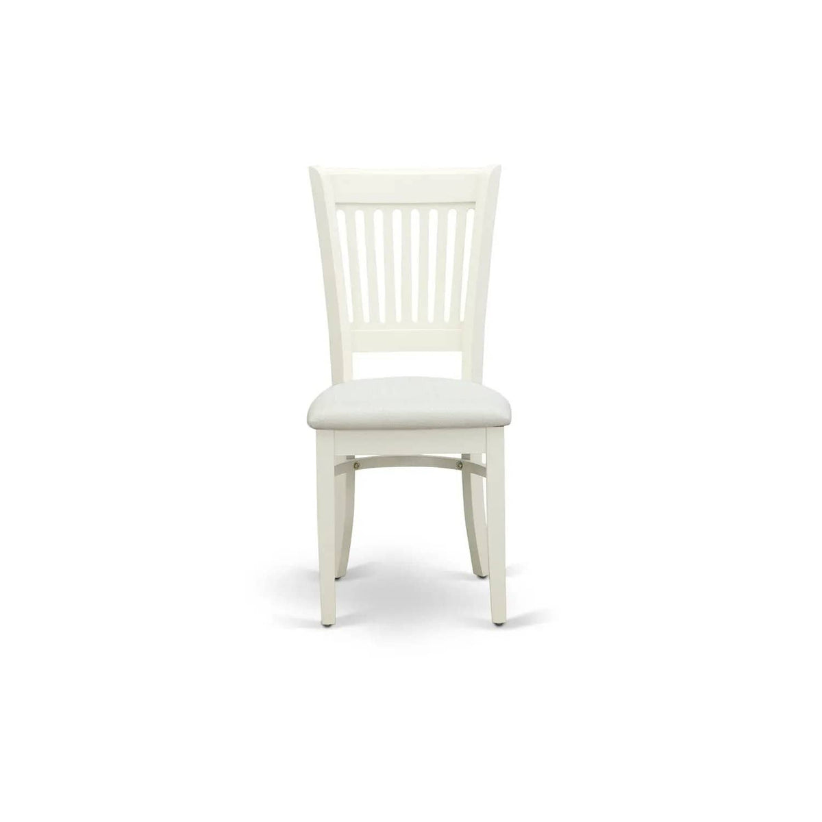 EAST WEST FURNITURE AVVA7-LWH-W 7-Piece Kitchen Table Set- 6 Modern Dining Chairs | 7-Piece Set | Linen | linen white Finish