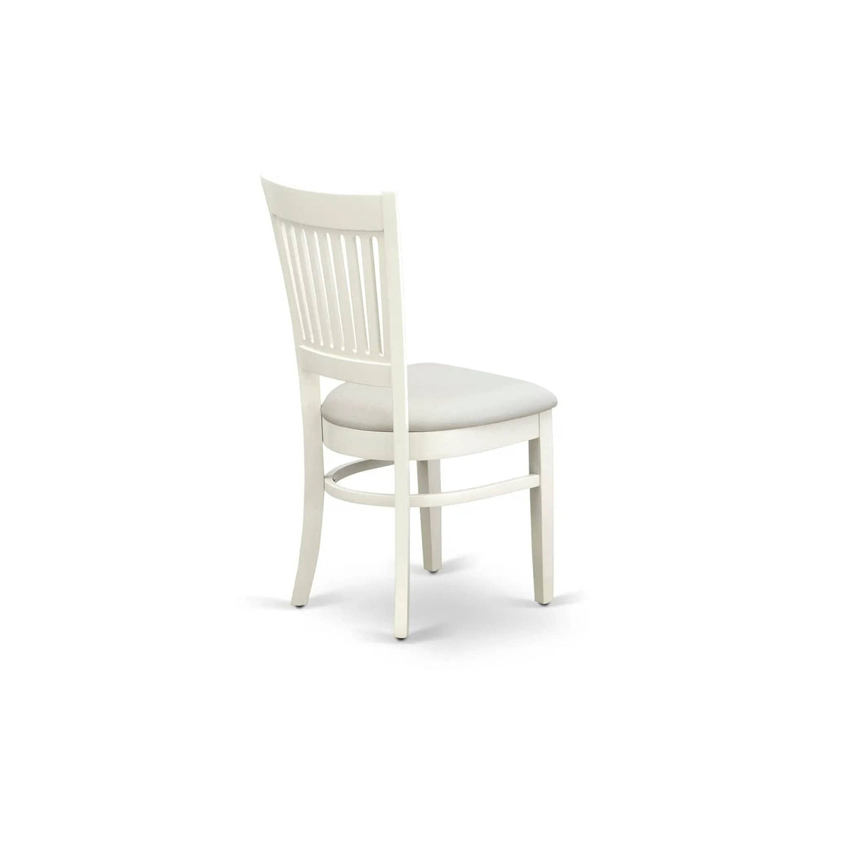 EAST WEST FURNITURE AVVA7-LWH-C 7-Piece Dining Table Set- 6 Dining Chairs with Linen | 7-Piece Set | Linen & Fabric | linen white Finish