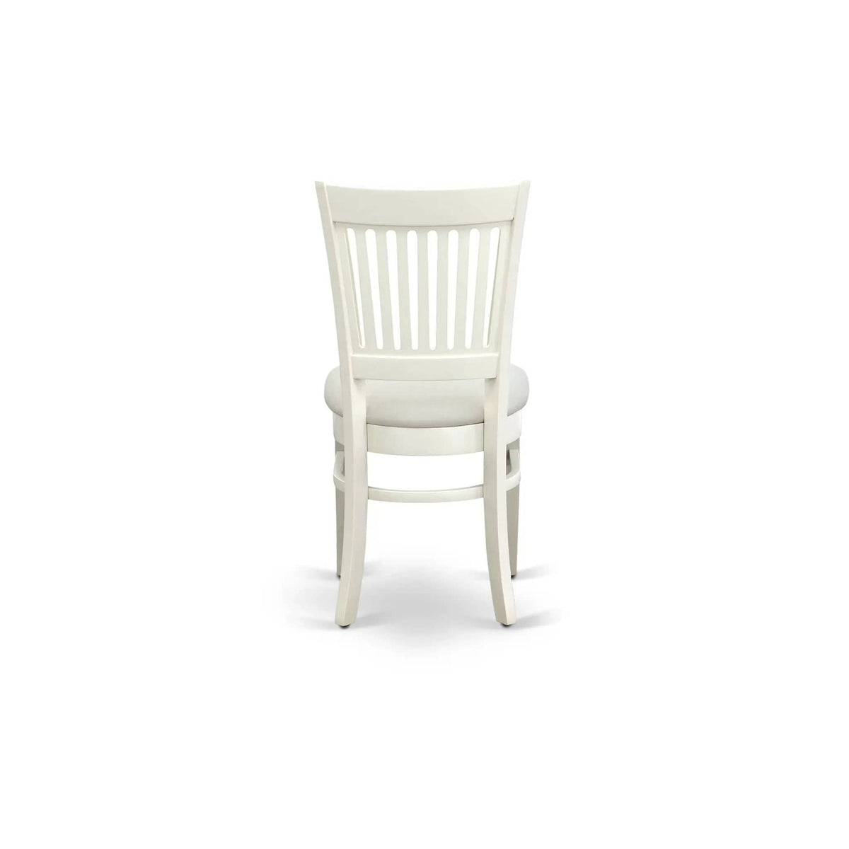 EAST WEST FURNITURE AVVA7-LWH-C 7-Piece Dining Table Set- 6 Dining Chairs with Linen | 7-Piece Set | Linen & Fabric | linen white Finish