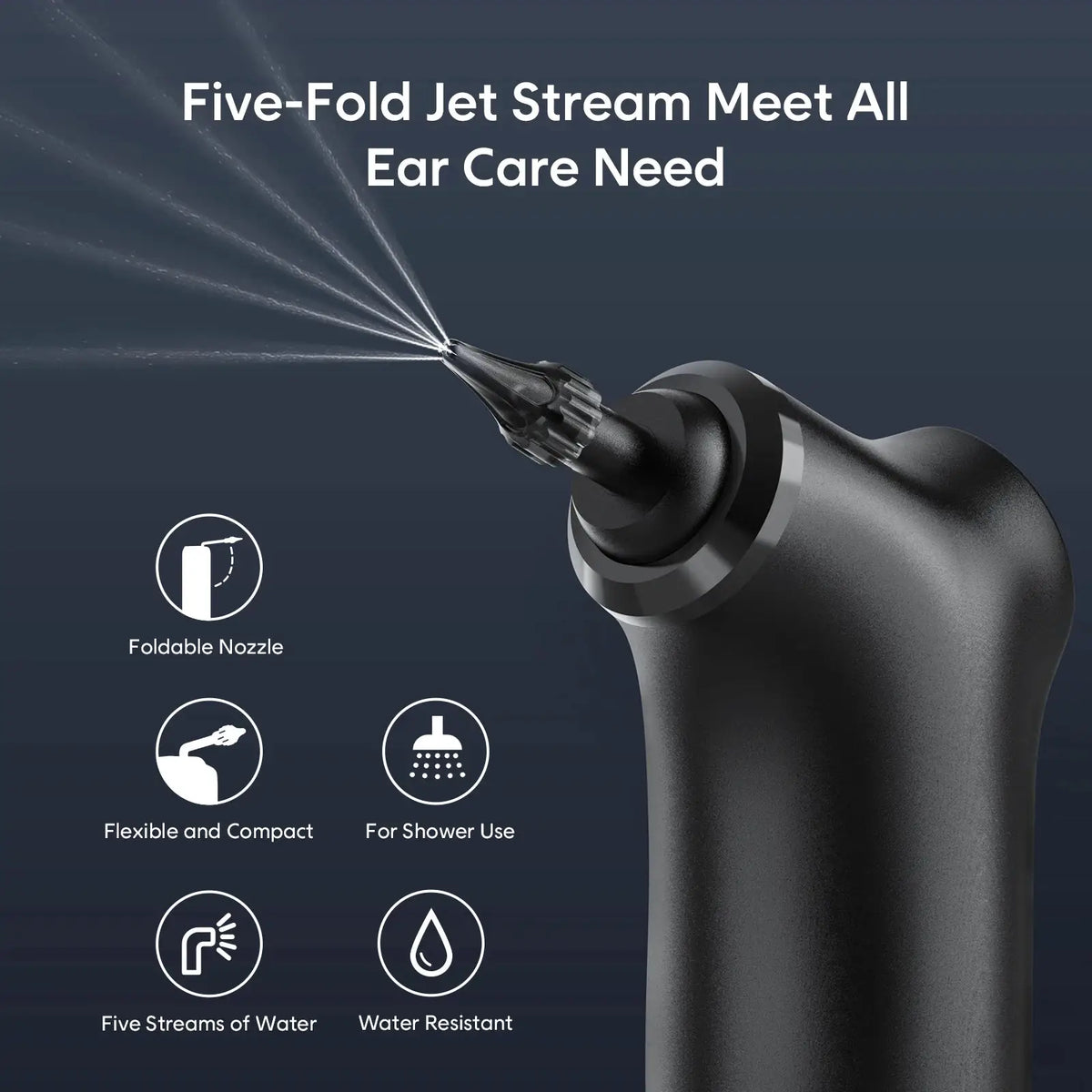 Electric Ear Cleaner Kit 4 Pressure Modes Ear Wax Removal Health Care Water Irrigation Ear Washer For Adults Child Ear Cleaner from PriceLows™