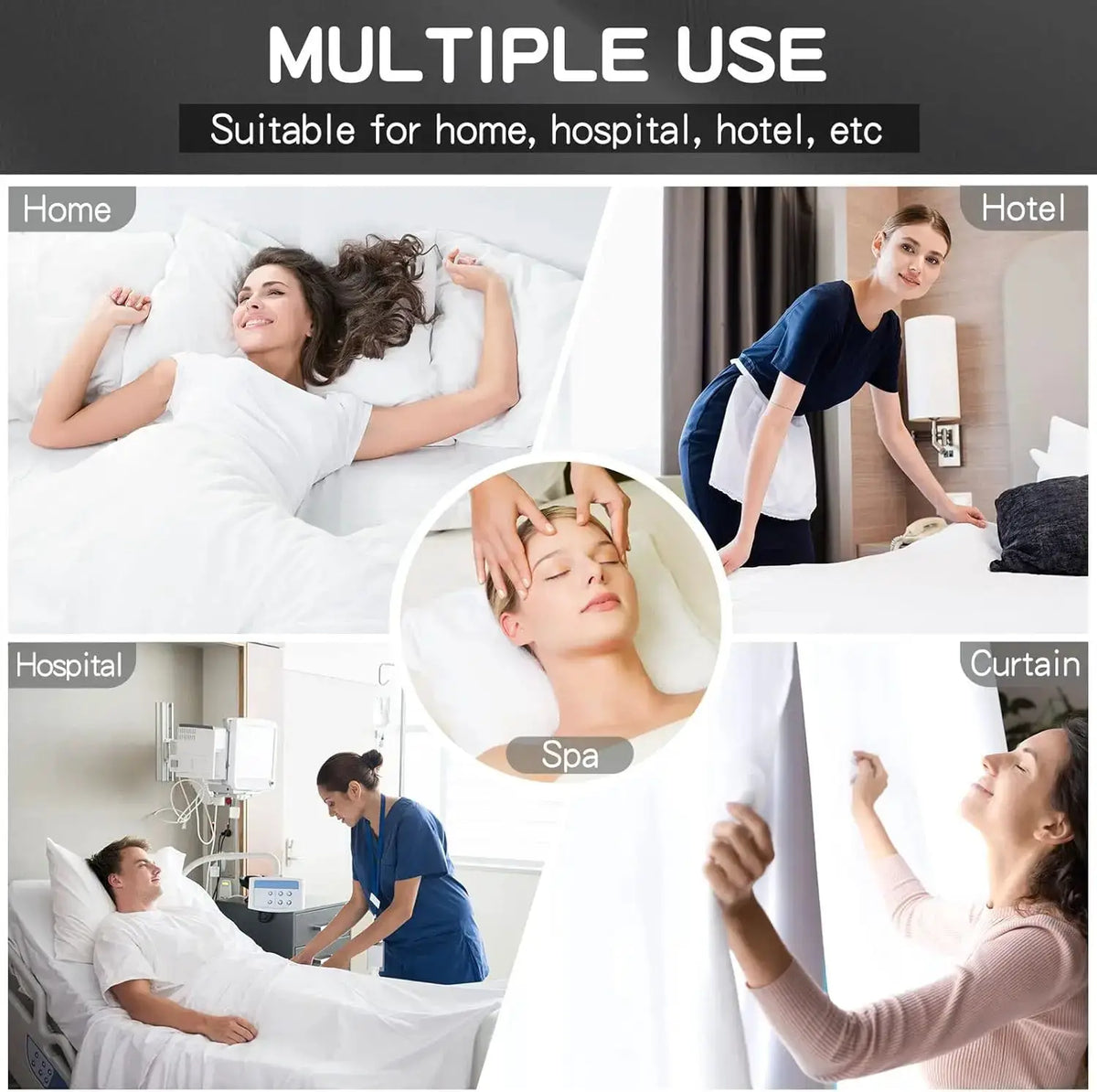 Flat Sheets Only 2 Pack - Hotel Quality Flat Bed Sheets - Brushed Microfiber - Ultra Soft & Breathable - Wrinkle-Free from PriceLows™