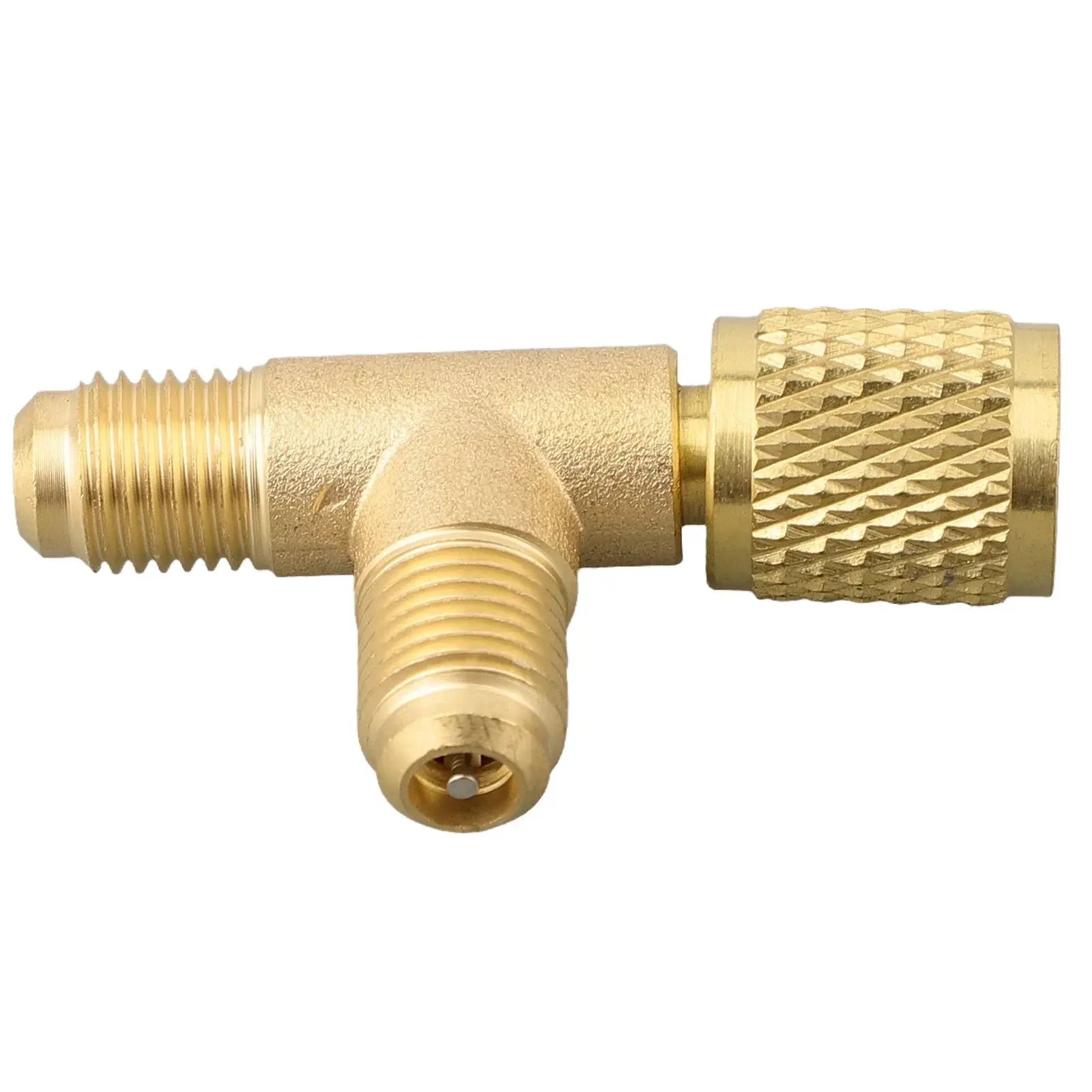 Valve Tee Adapter Brass Quick Connect SAE | PriceLows™