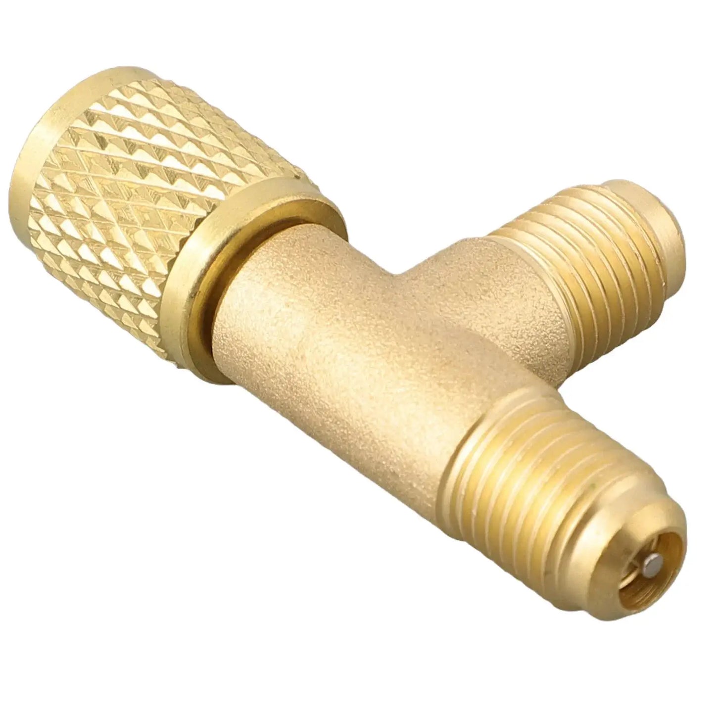 Valve Tee Adapter Brass Quick Connect SAE | PriceLows™