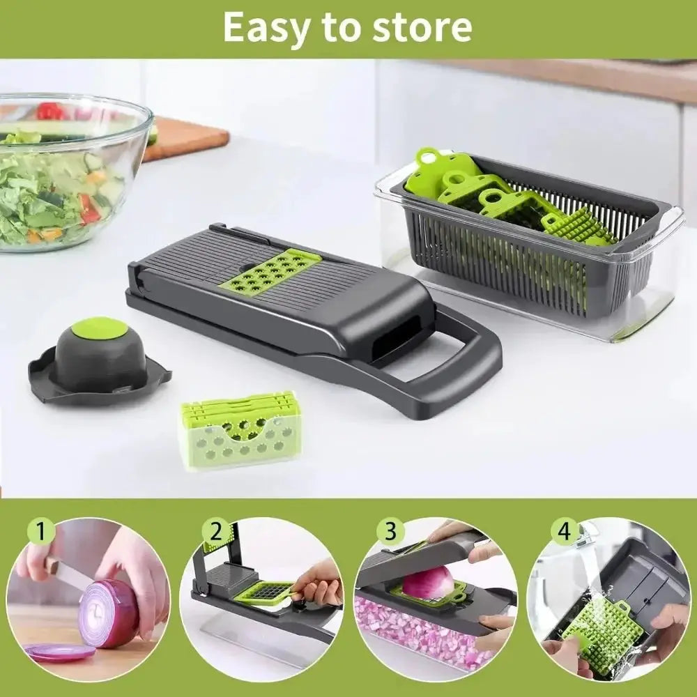 Vegetable Chopper | Stainless Steel | PriceLows™