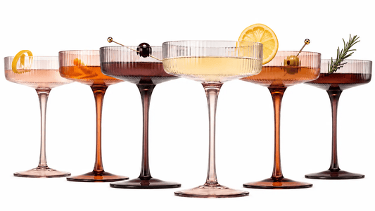 Venus Champagne Coupe Glassware Set | Set Of 6