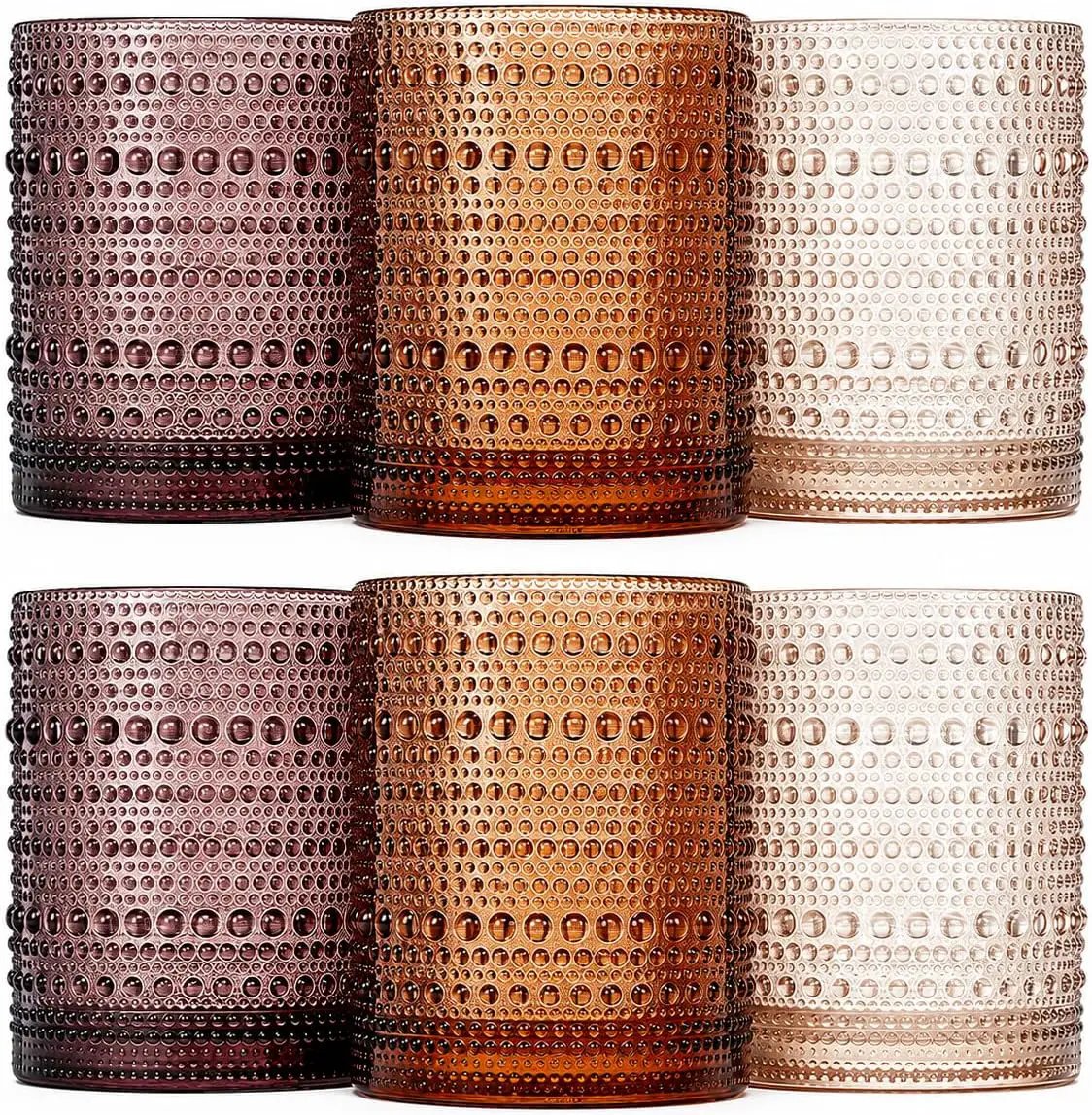 Venus Hobnail Whiskey Glassware | Set Of 6