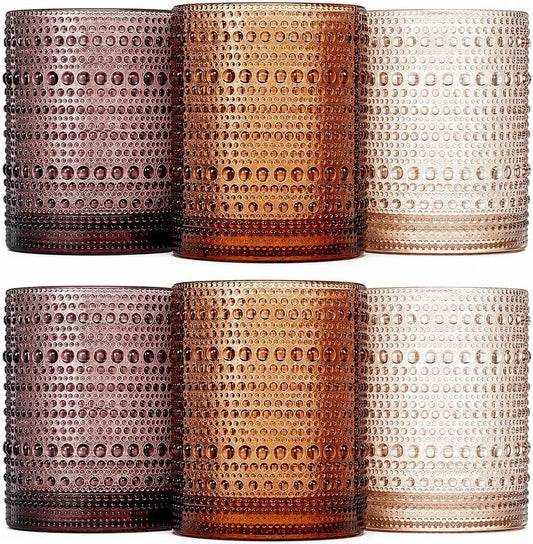 Venus Hobnail Whiskey Glassware | Set Of 6