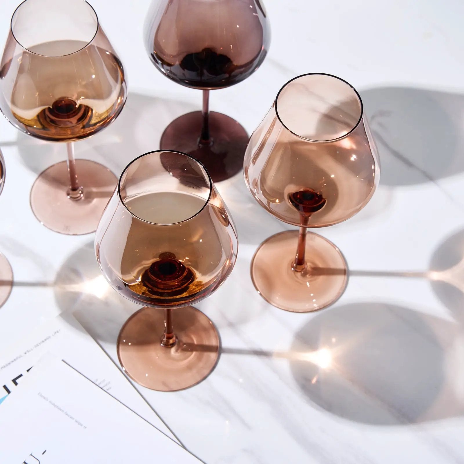 Venus Stemmed Wine Glassware, Set of 6 from PriceLows™