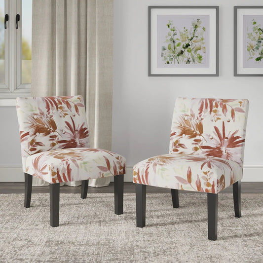 Verma Floral Accent Chair | 22 x 22 x 31 in | Living Room Furniture | Living Room