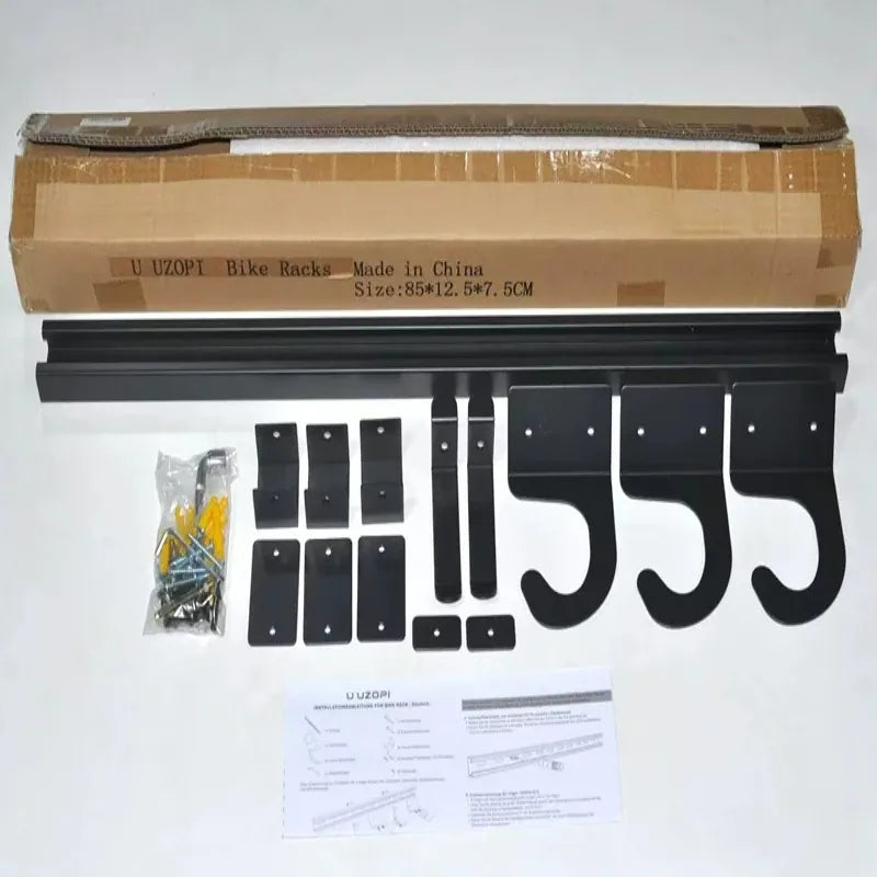 Bicycle storage rack Wall-mounted hook, road bike indoor parking heavy storage hook from PriceLows™